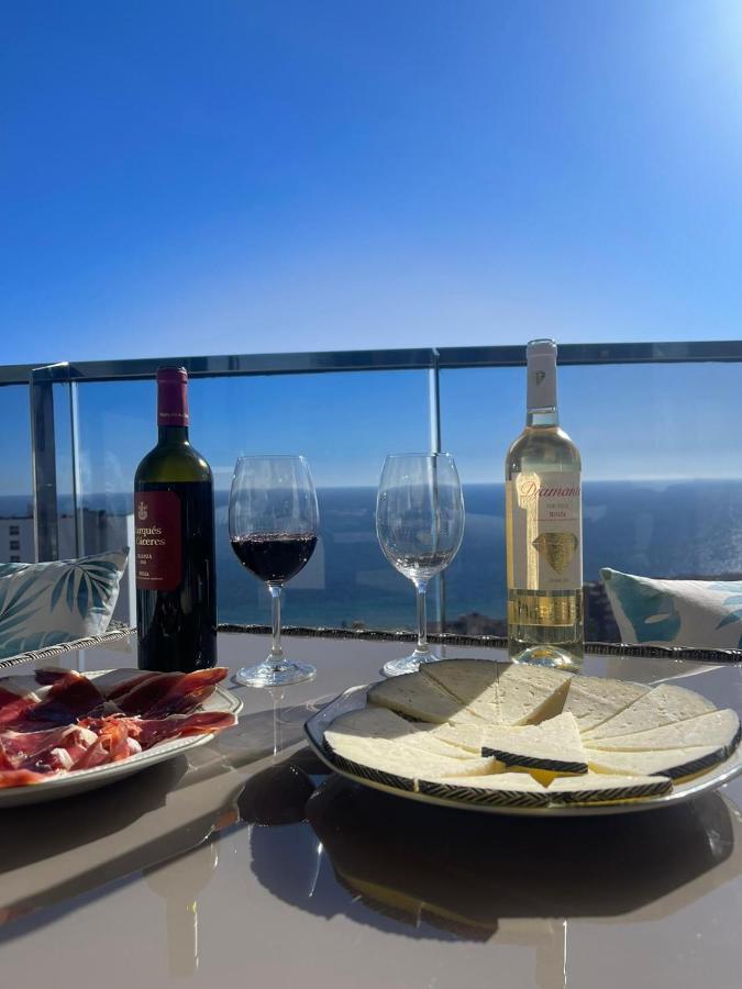 Appartement Sunset Waves Benidorm Julieta Vistas Al Mar Premium 200 Mt2 Con Jacuzzi En Terraza Extérieur photo