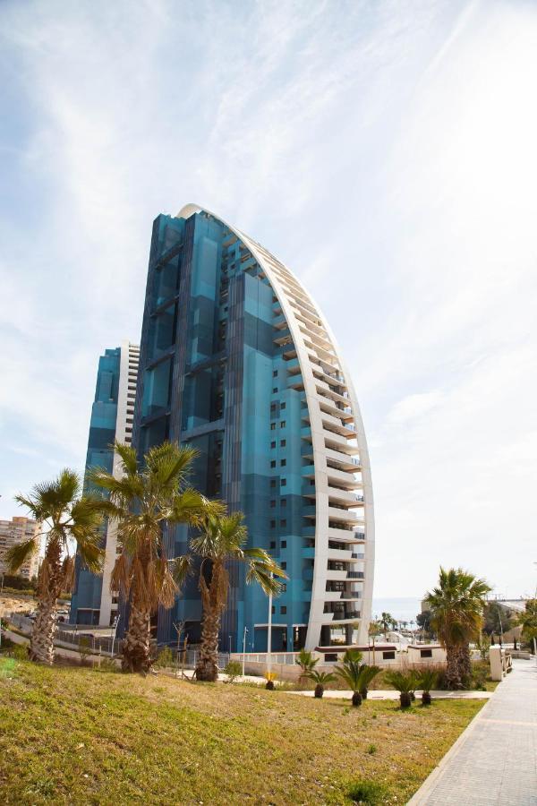 Appartement Sunset Waves Benidorm Julieta Vistas Al Mar Premium 200 Mt2 Con Jacuzzi En Terraza Extérieur photo